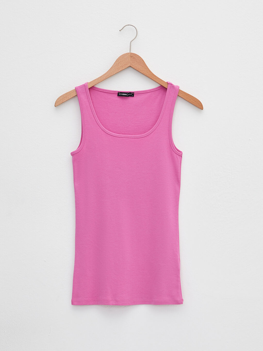 U-Neck Sleeveless Cotton Women's Singlet-3