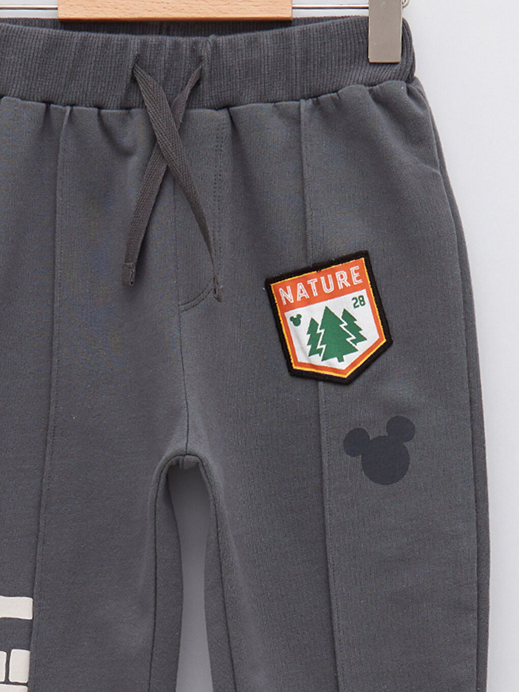 Elastic Waist Mickey Mouse Printed Baby Boy Jogger Sweatpants-2