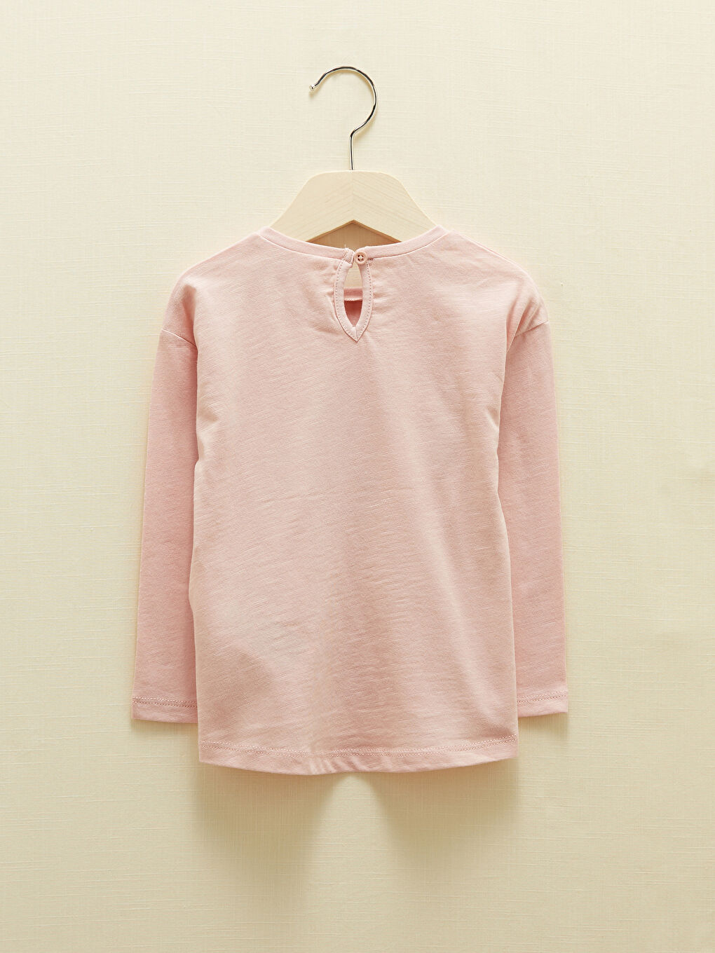 تيشيرت للبنات الرضع بأكمام طويلة ورقبة دائرية مطبوع عليه شخصية ميني ماوس-2