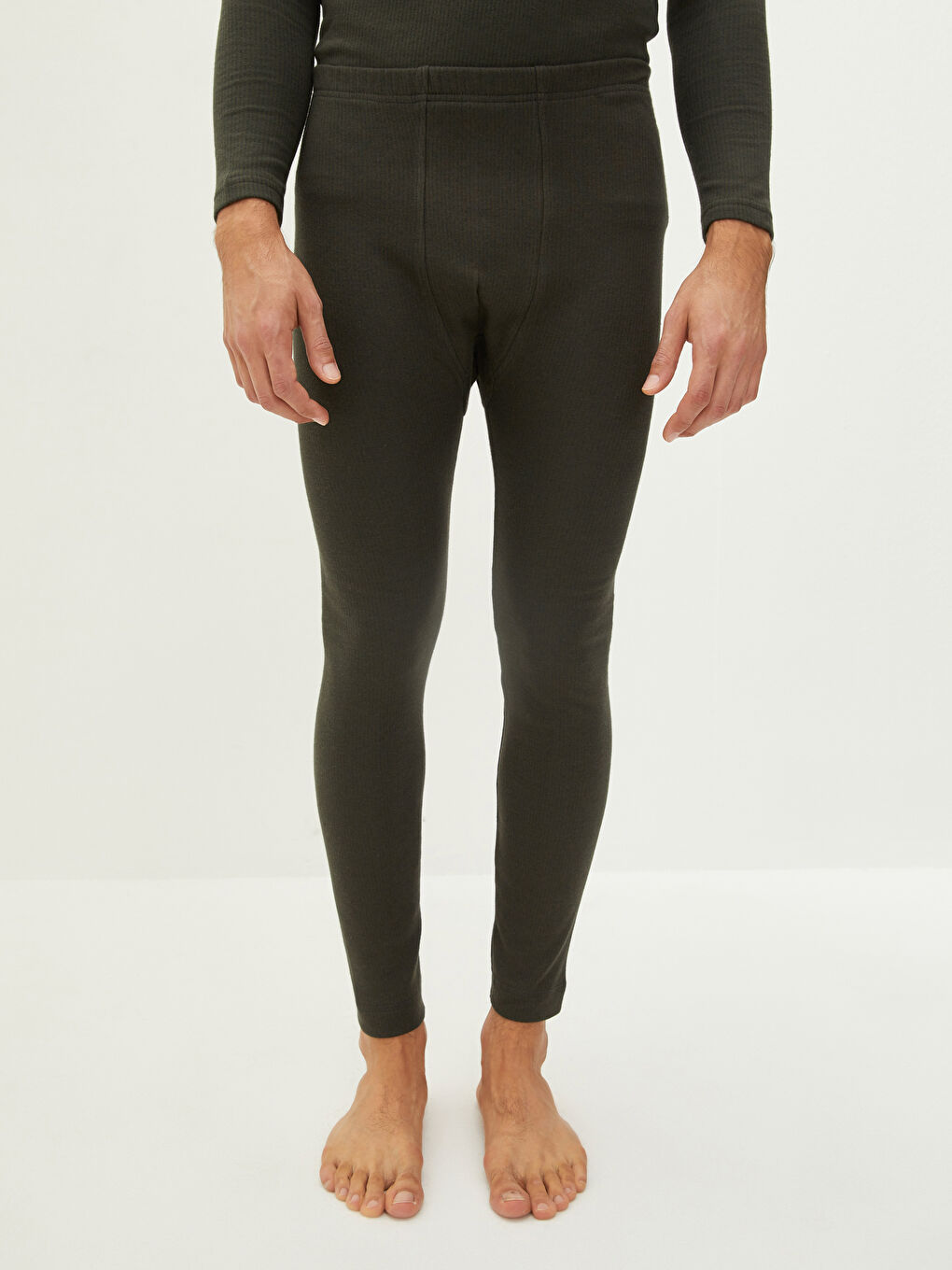 Haki Standart Kalıp Erkek Termal İçlik Alt-3