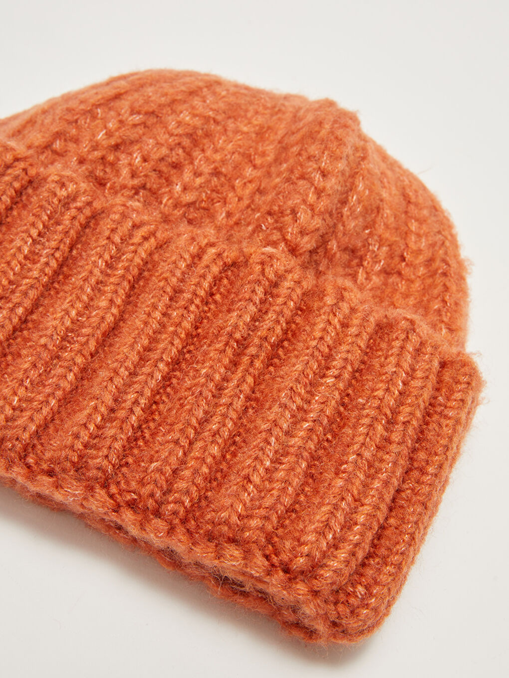 Kırmızı Kadın Triko Bere-3