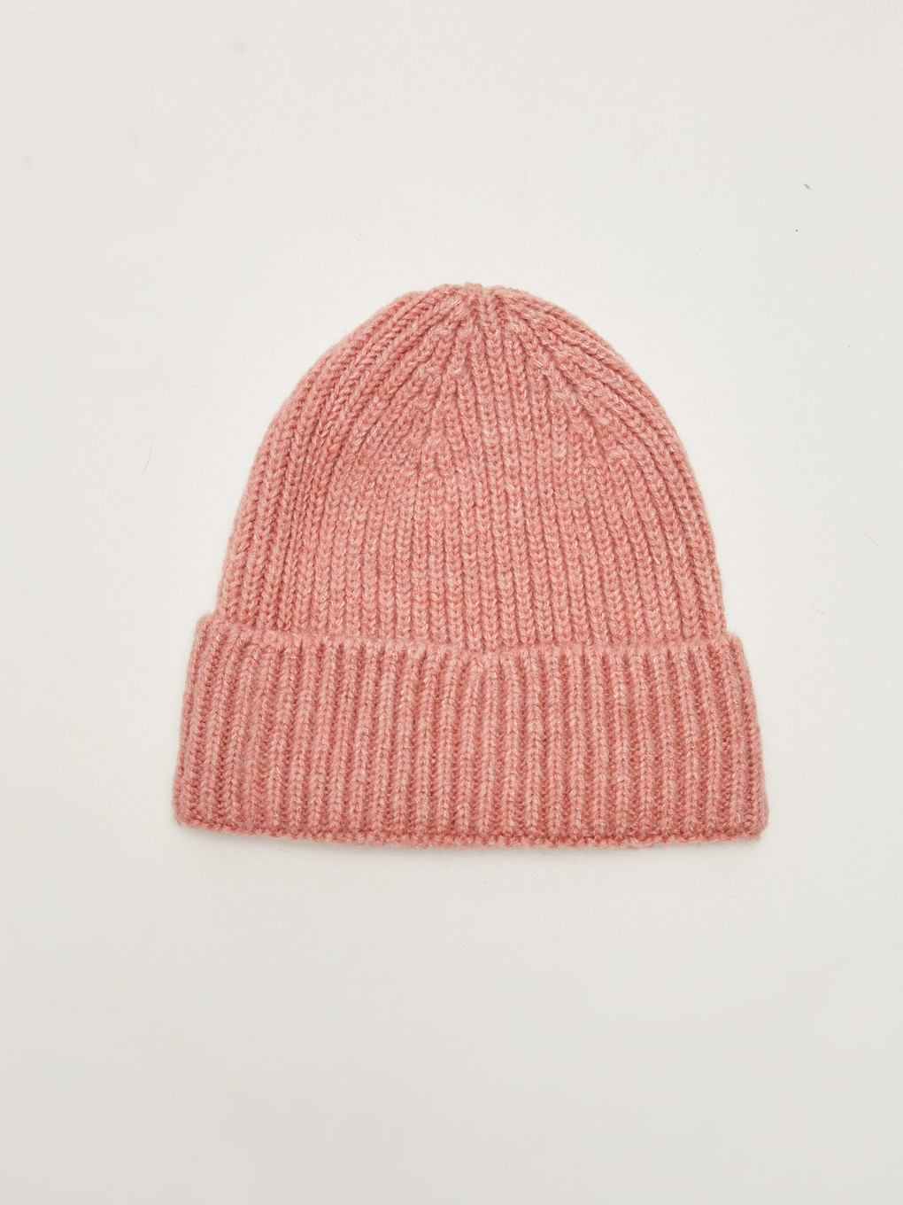 Pembe Katlamalı Kadın Triko Bere-3