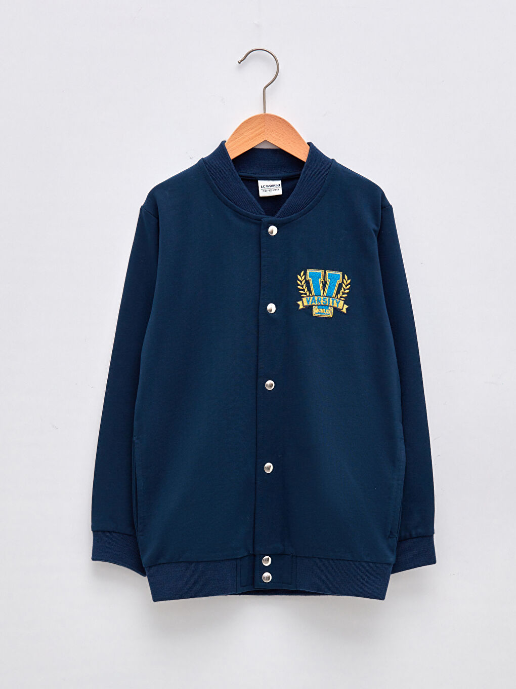 LCW Kids Embroidery Detailed Long Sleeve Boy's College Jacket -W1BC40Z4-JC7