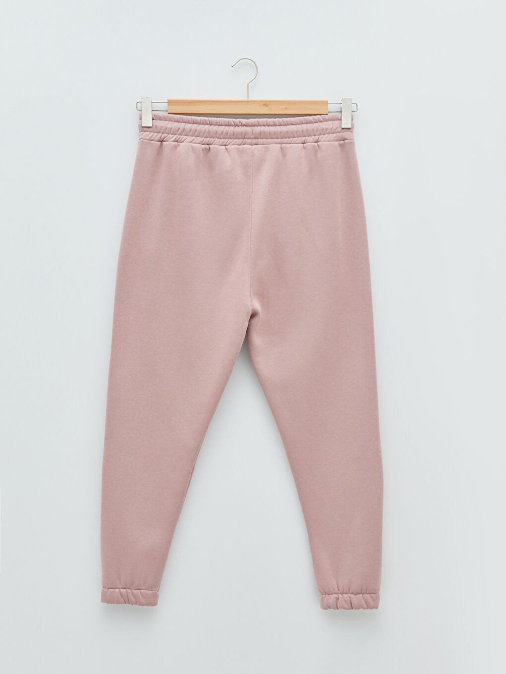 Pembe Slim Fit Erkek Kalın Jogger Eşofman Altı-6
