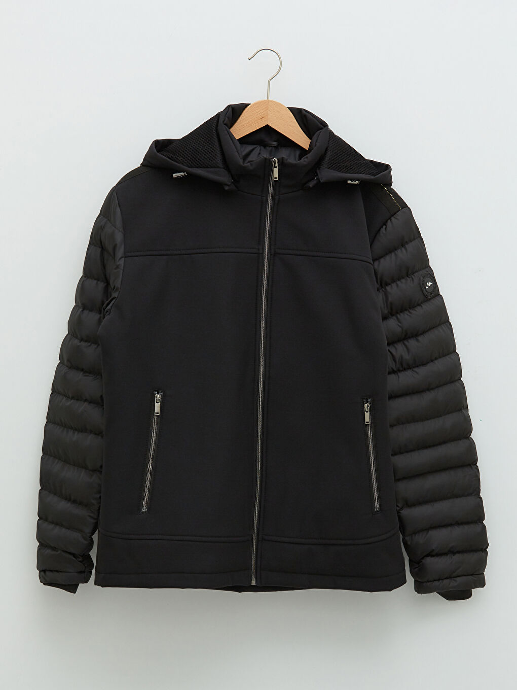 بالطو للرجال بفتحة عادية بكابوش