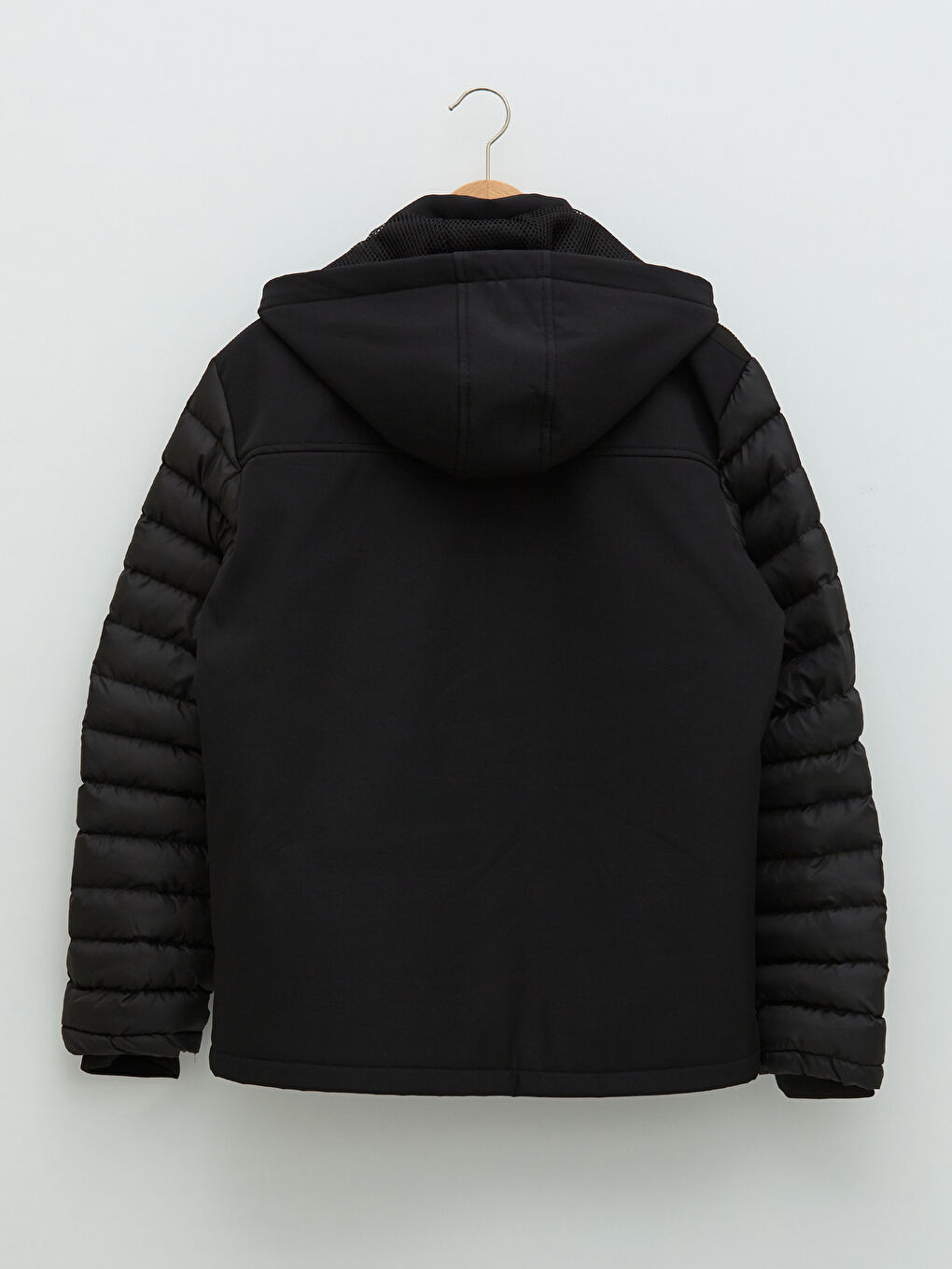 بالطو للرجال بفتحة عادية بكابوش-1