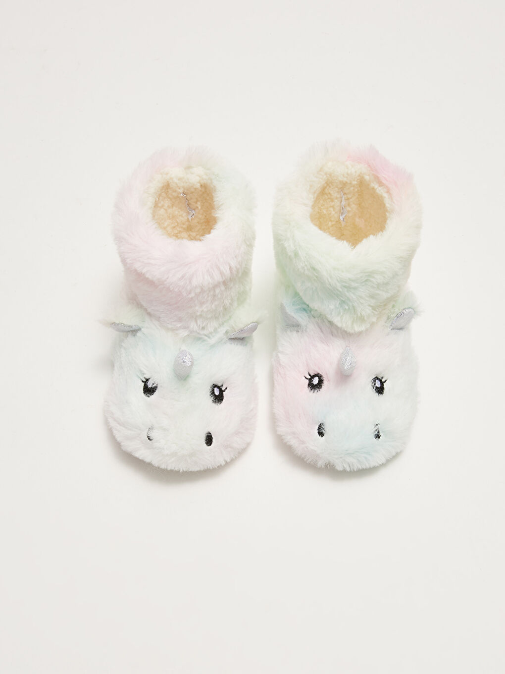 3D Applique Embroidery Detailed Baby Girl House Boot-4