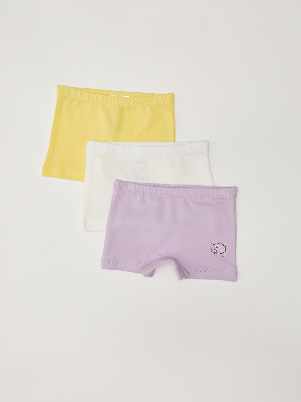 Boxer Bébé Fille en Coton à Taille Élastique Lot de 3