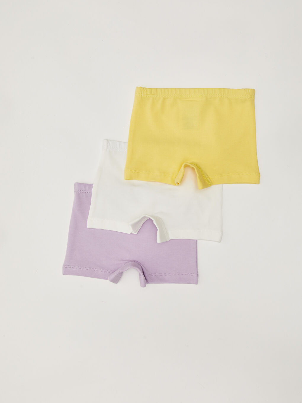 Boxer Bébé Fille en Coton à Taille Élastique Lot de 3-1
