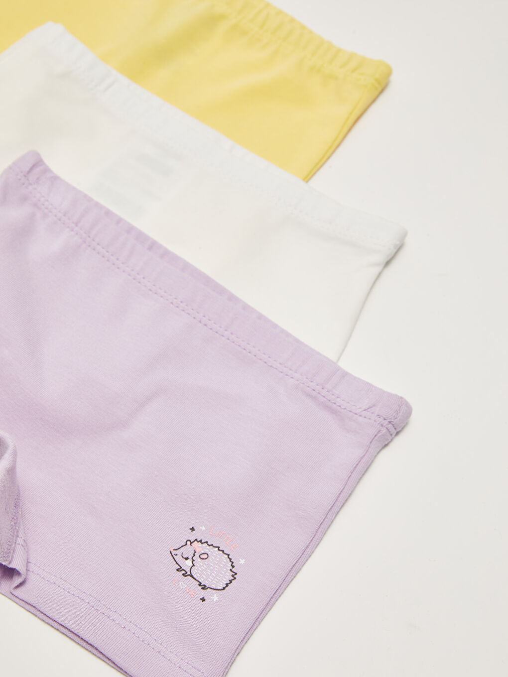 Boxer Bébé Fille en Coton à Taille Élastique Lot de 3-2