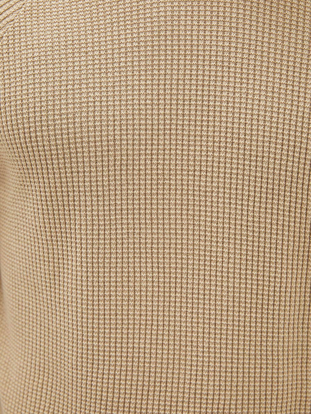 Crew Neck Long Sleeve Thin Men's Tricot Sweater-6