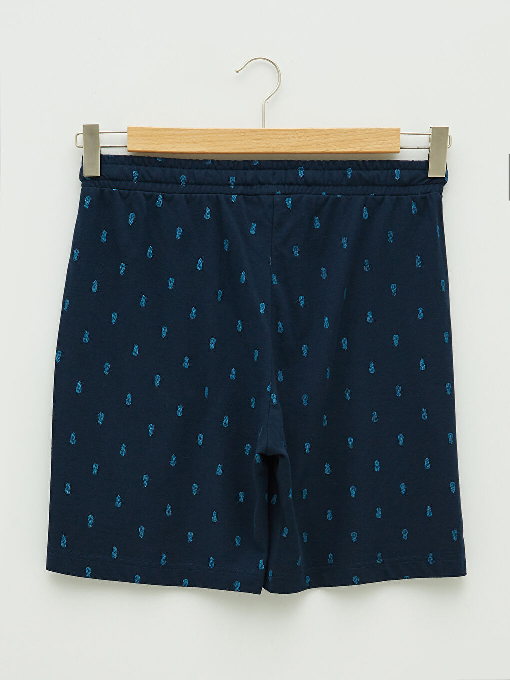 Lacivert Standart Kalıp Erkek Pijama Alt Şort-6
