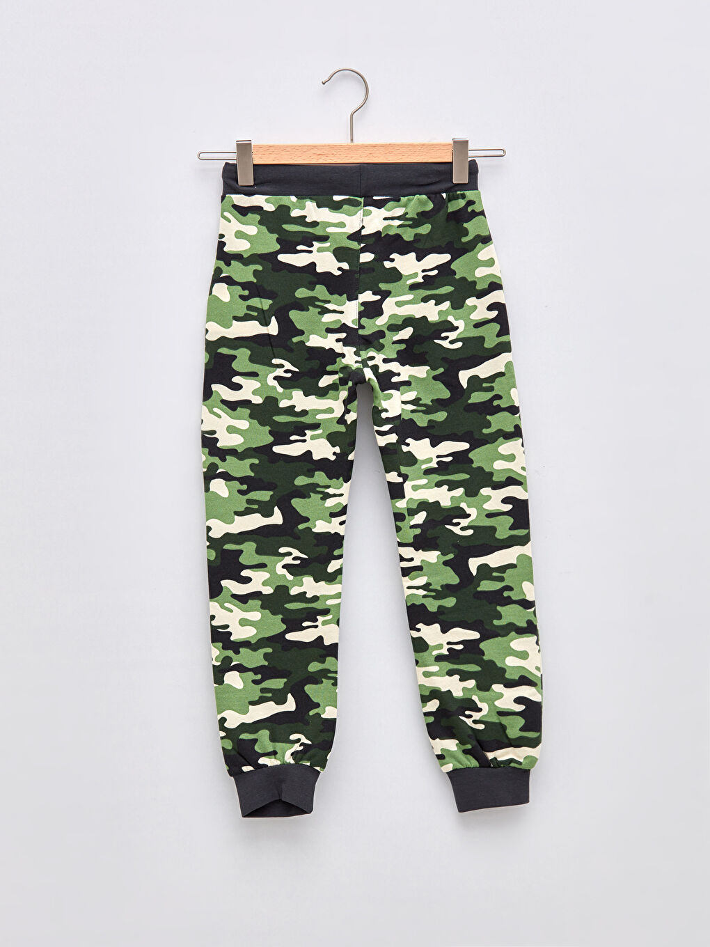 Elastic Waist Camouflage Pattern Boys' Jogger Sweatpants-1