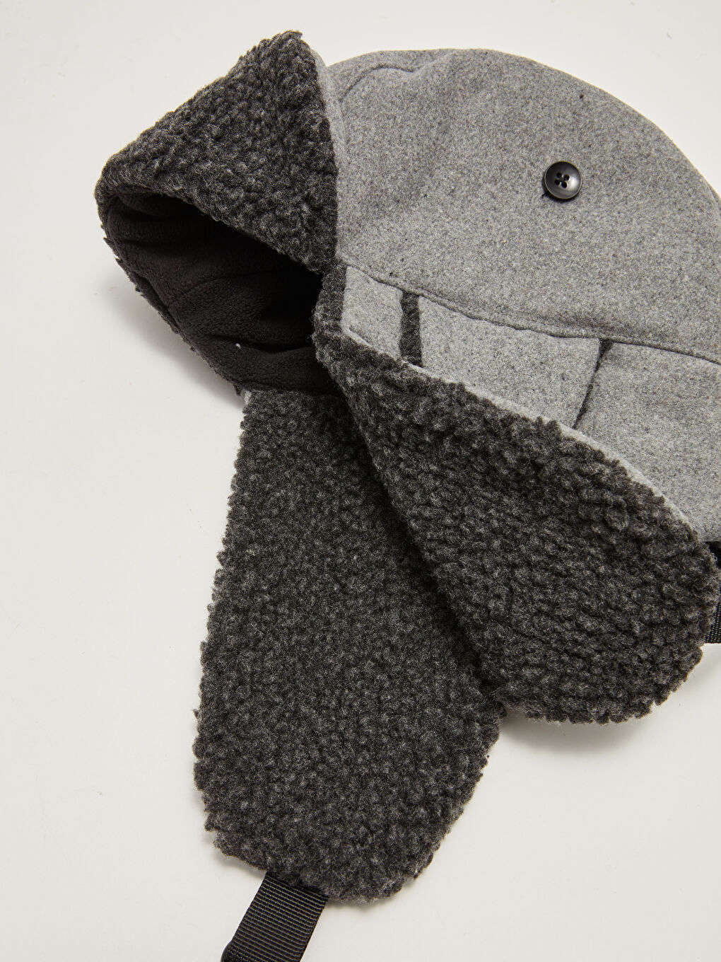 Ерлерге арналған жүнмен қапталған қыстық бас киім-4