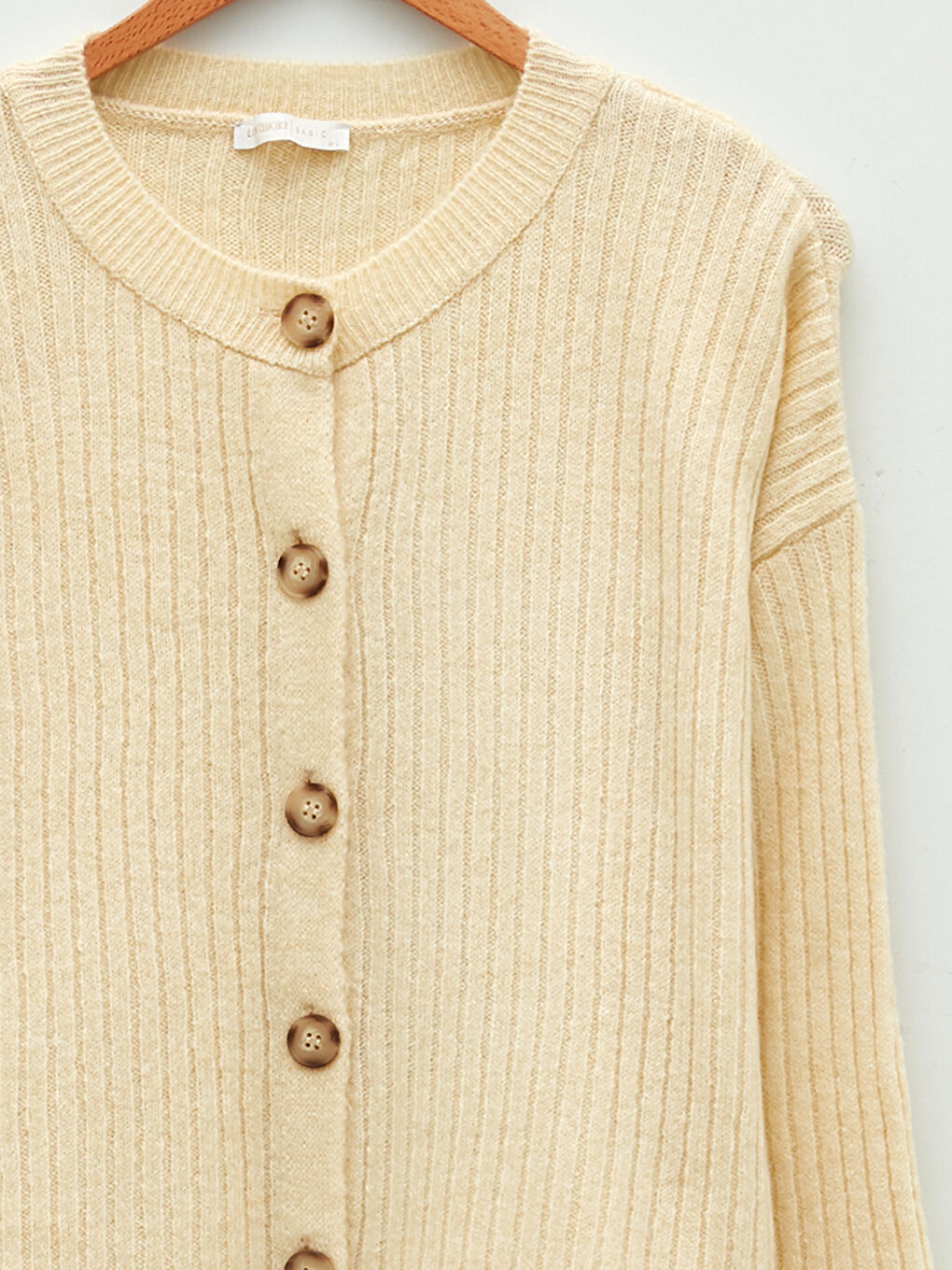 Cardigan en Tricot à Manches Longues et Col Rond pour Femmes-7