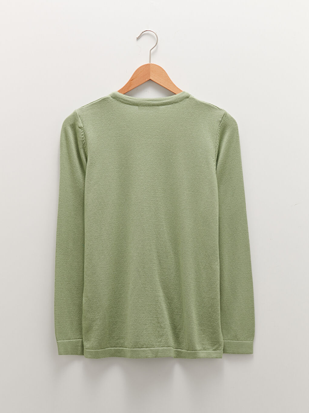 Crew Neck Patterned Long Sleeve Women's Knitwear Cardigan-6