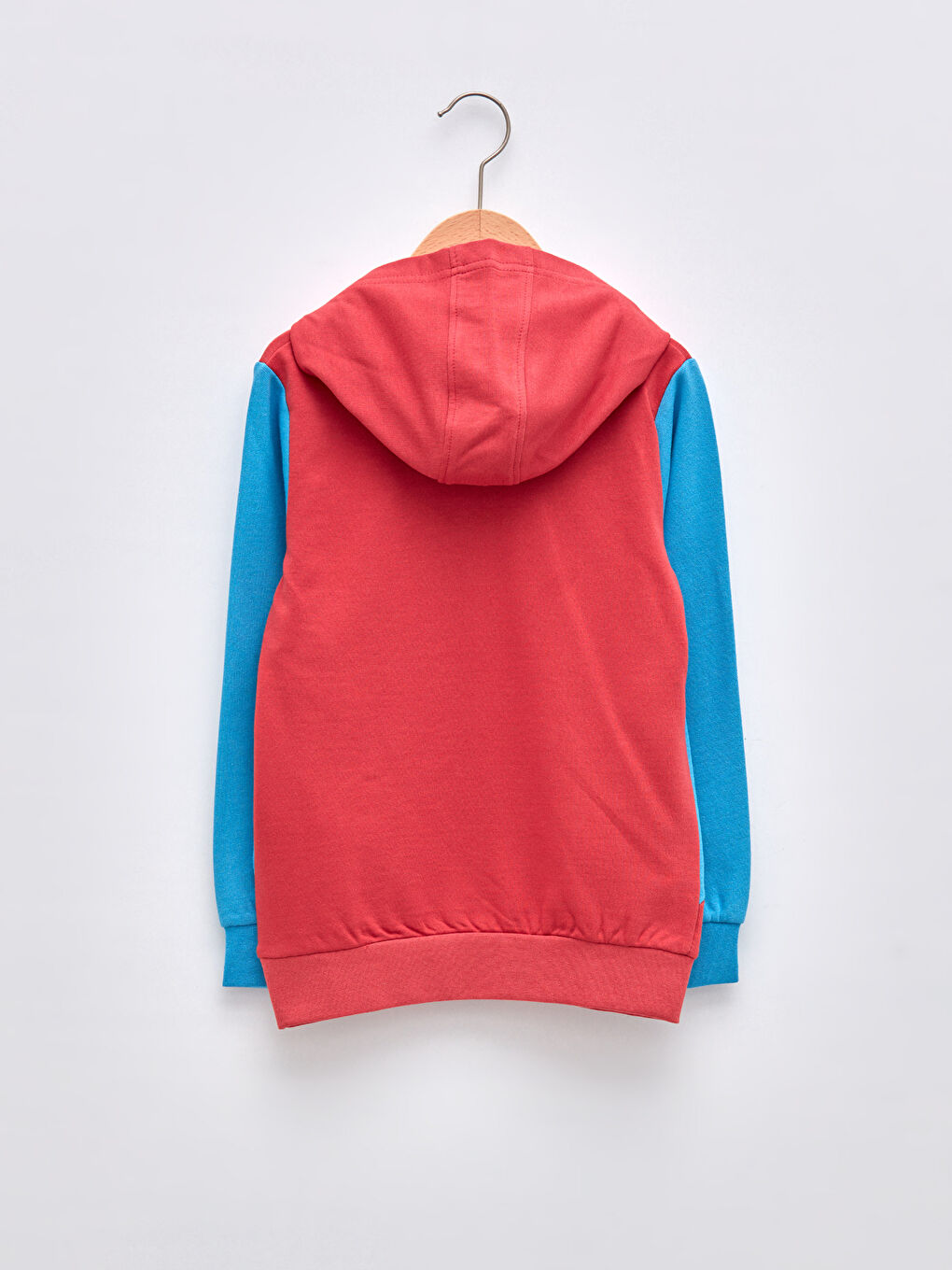 Hooded Printed Long Sleeve Boys' Sweatshirt-1