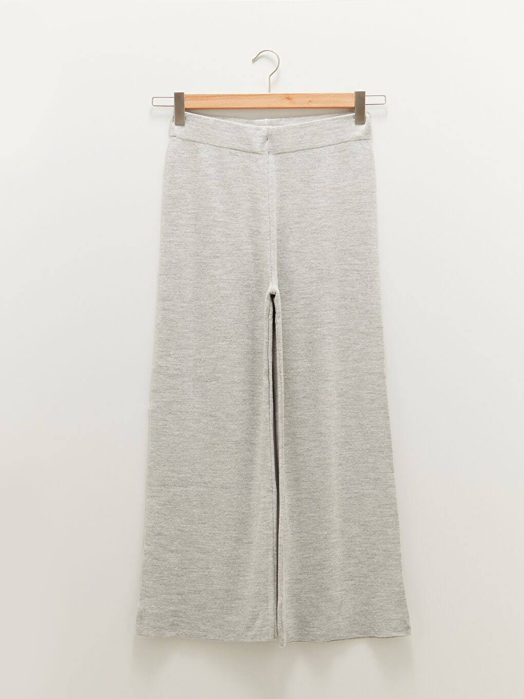 Elastic Waist Narrow Fit Wide Leg Women's Knitwear Pants -W1BG73Z8-DD0