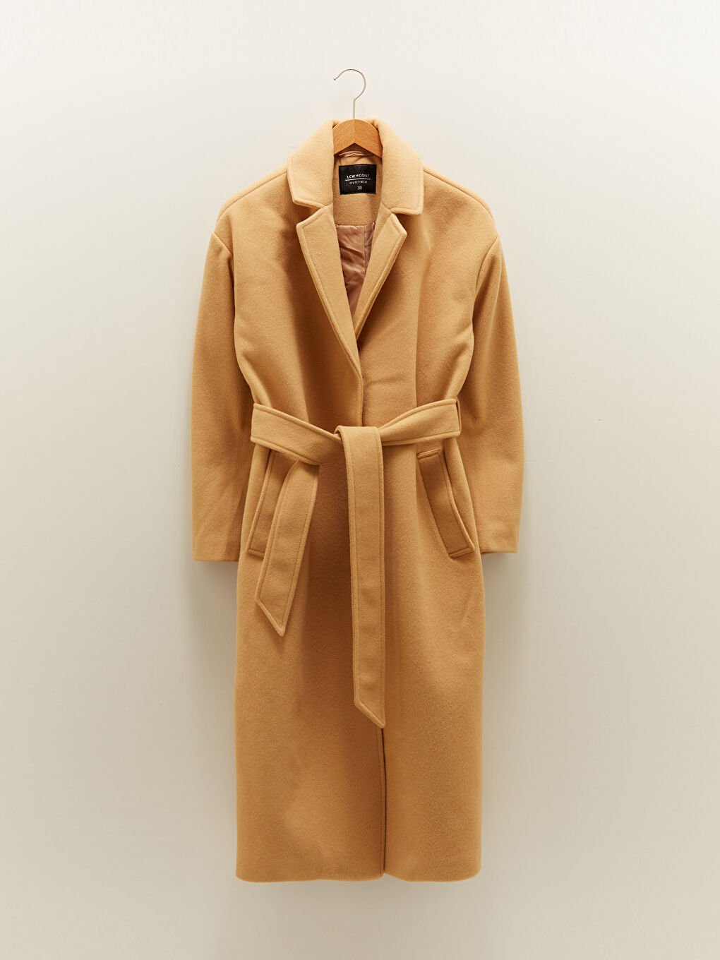 LCW Modest Manteau Cachet Pour Femmes À Col De Veste, Manches Longues Et Poches -W1BG84Z8-EEV