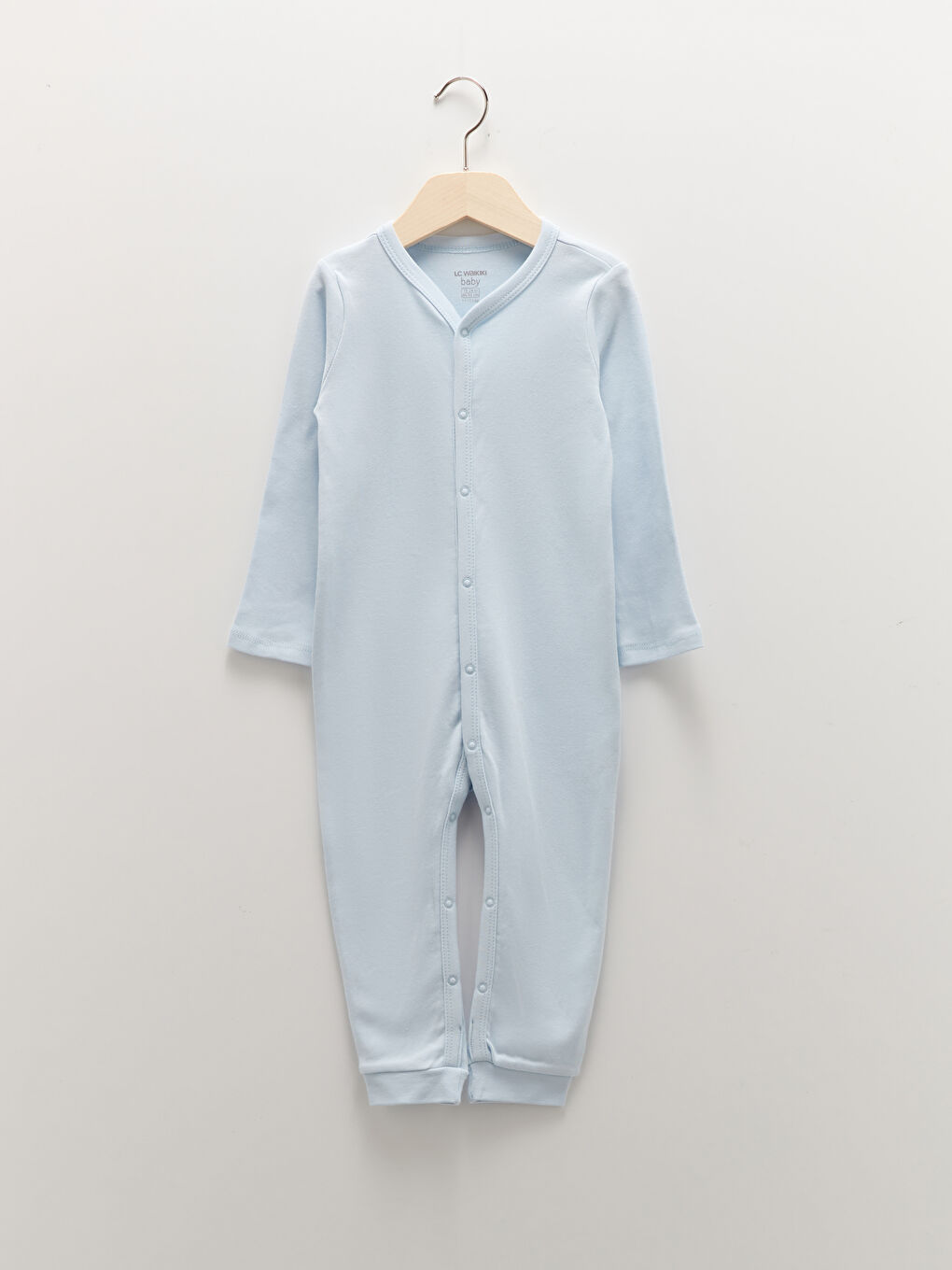 سلوبيت قطن ياقة V كم طويل أولاد رضع ٣ قطع-5