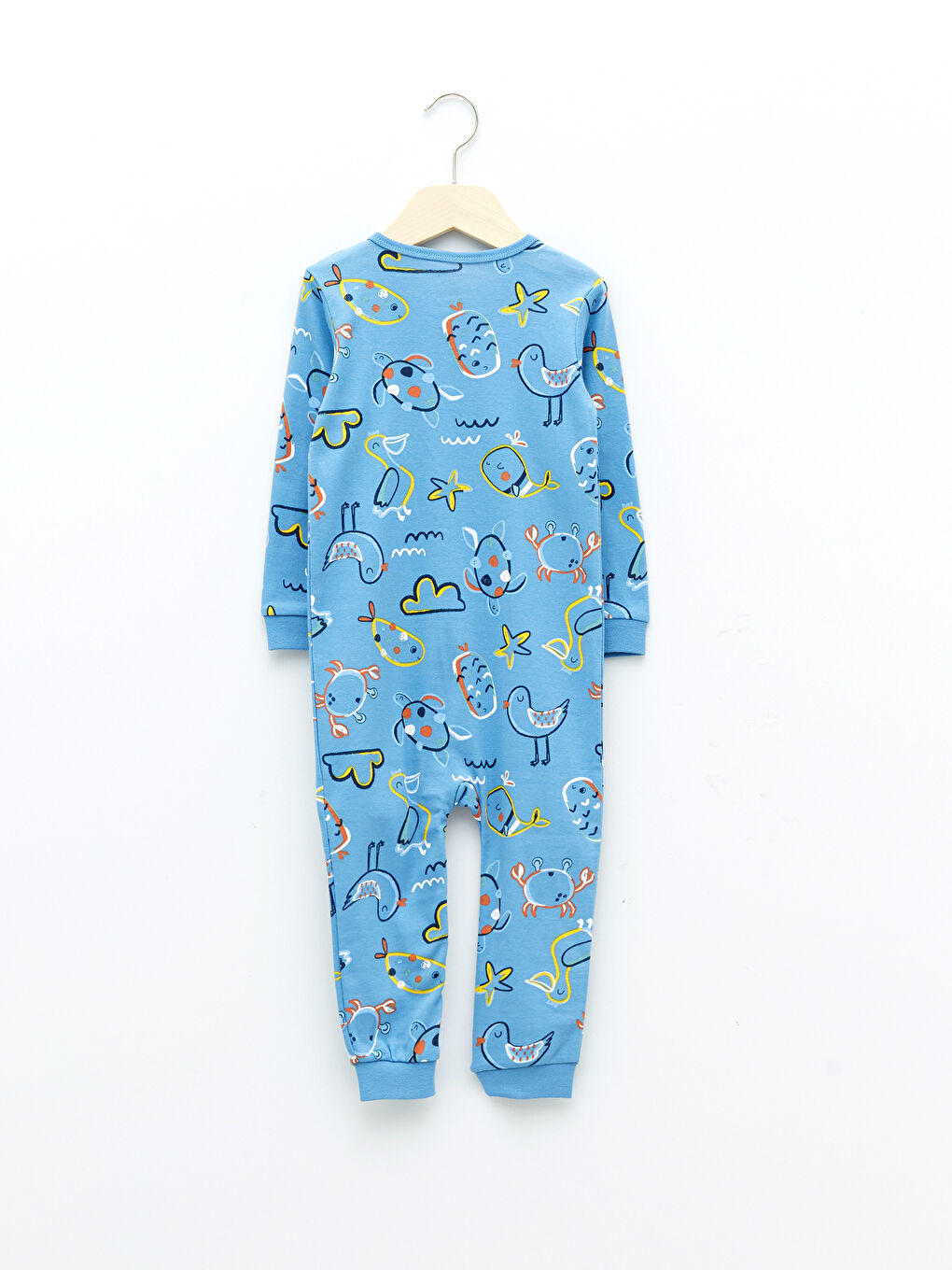 Combinaison Zippée pour Bébé Garçons à Col Rond et Manches Longues - Lot de 2-3