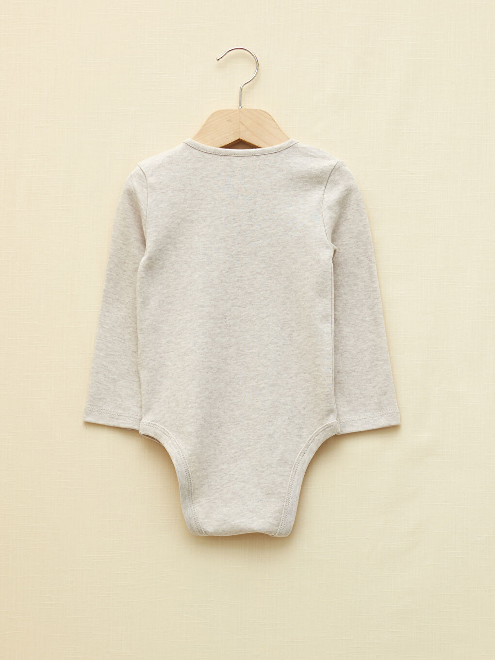 Crew Neck Long Sleeve Printed Baby Girl Bodysuit with Snap Crotch 2-Pack-3