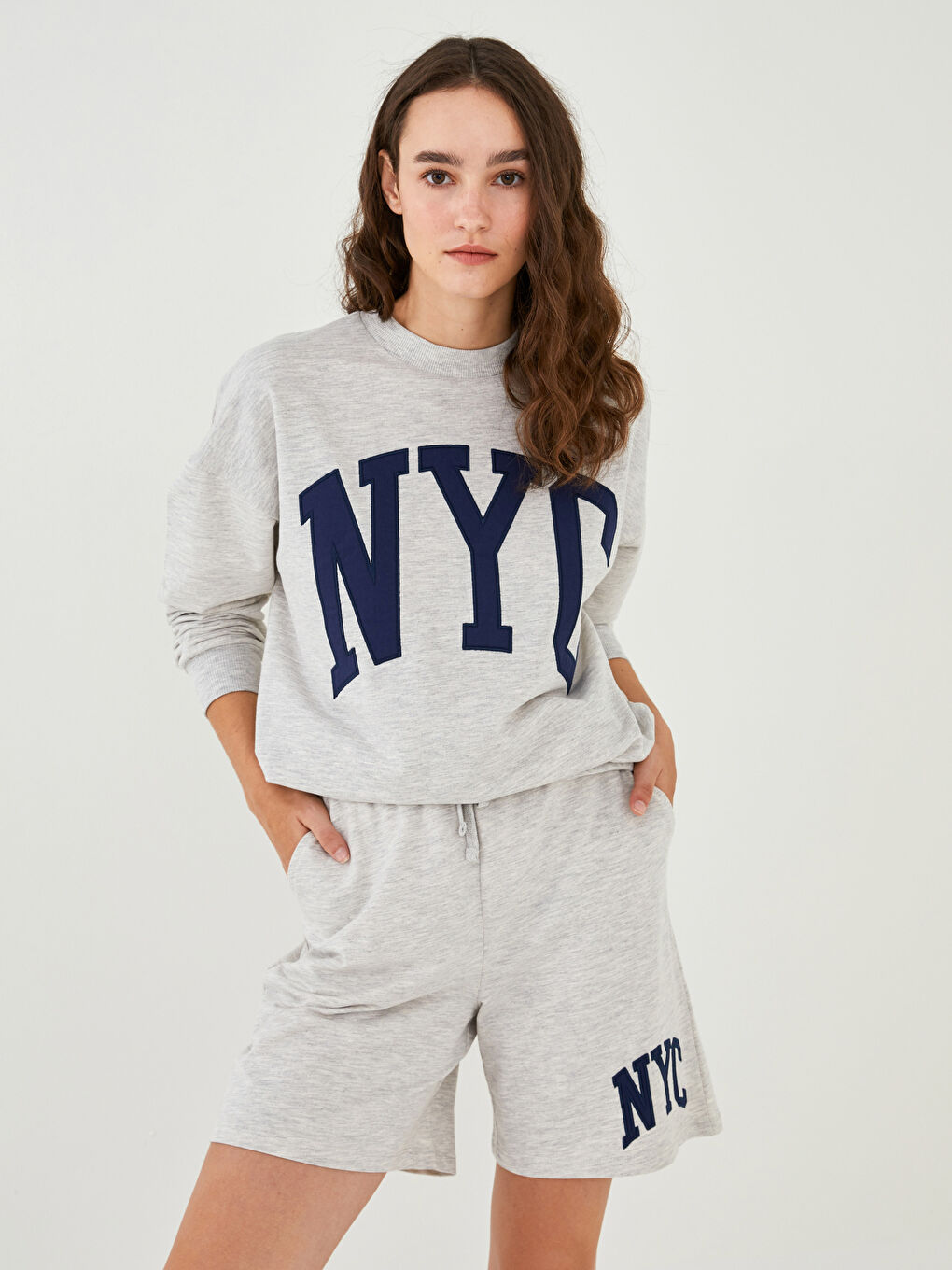 水着・ビーチグッズその他 Venuja Grey bermuda shorts with crystals Venuja Grey bermuda shorts with crystals | TheDoubleF