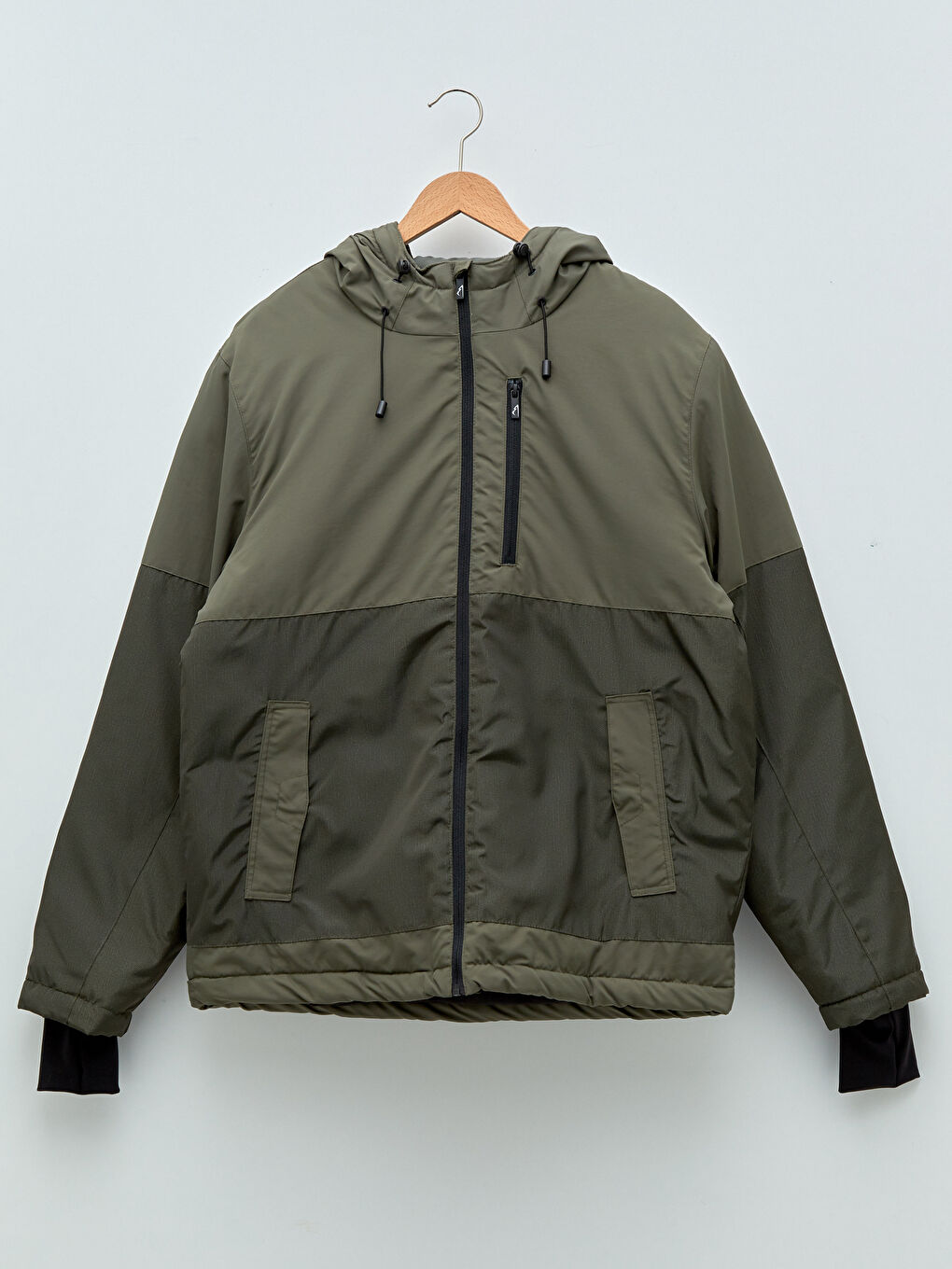 Palton pentru Bărbați cu Glugă Croială Standard-8