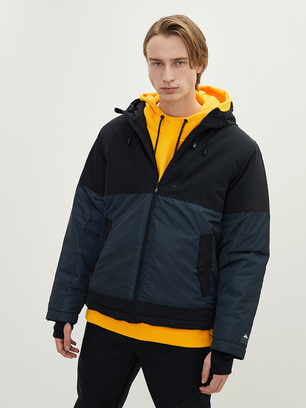 Standard Fit Hooded Men's Coat-1