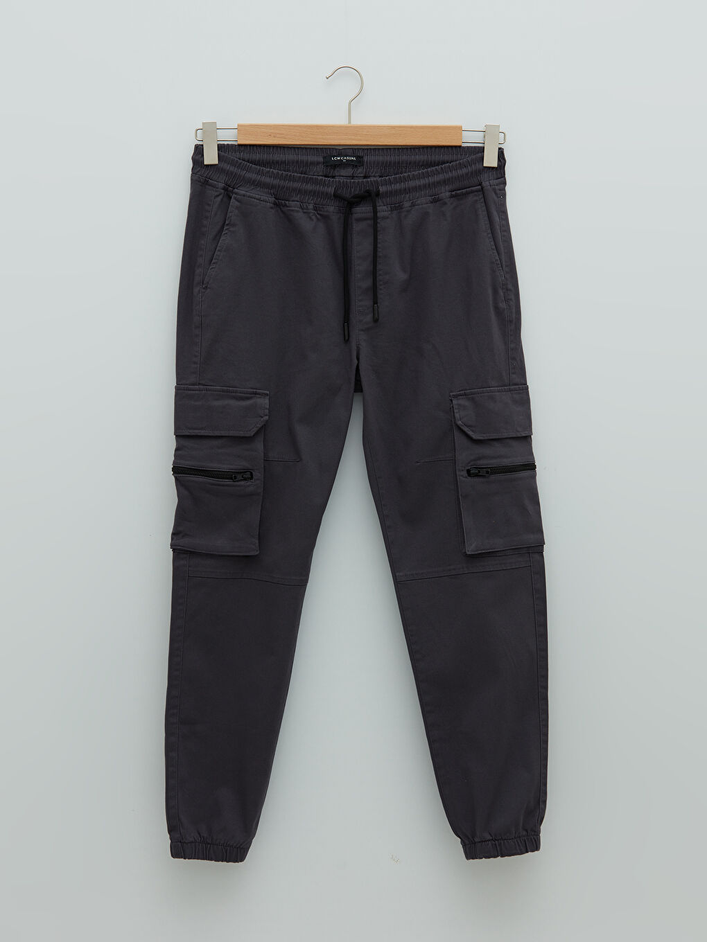 Standard Fit Men's Cargo Trousers-5