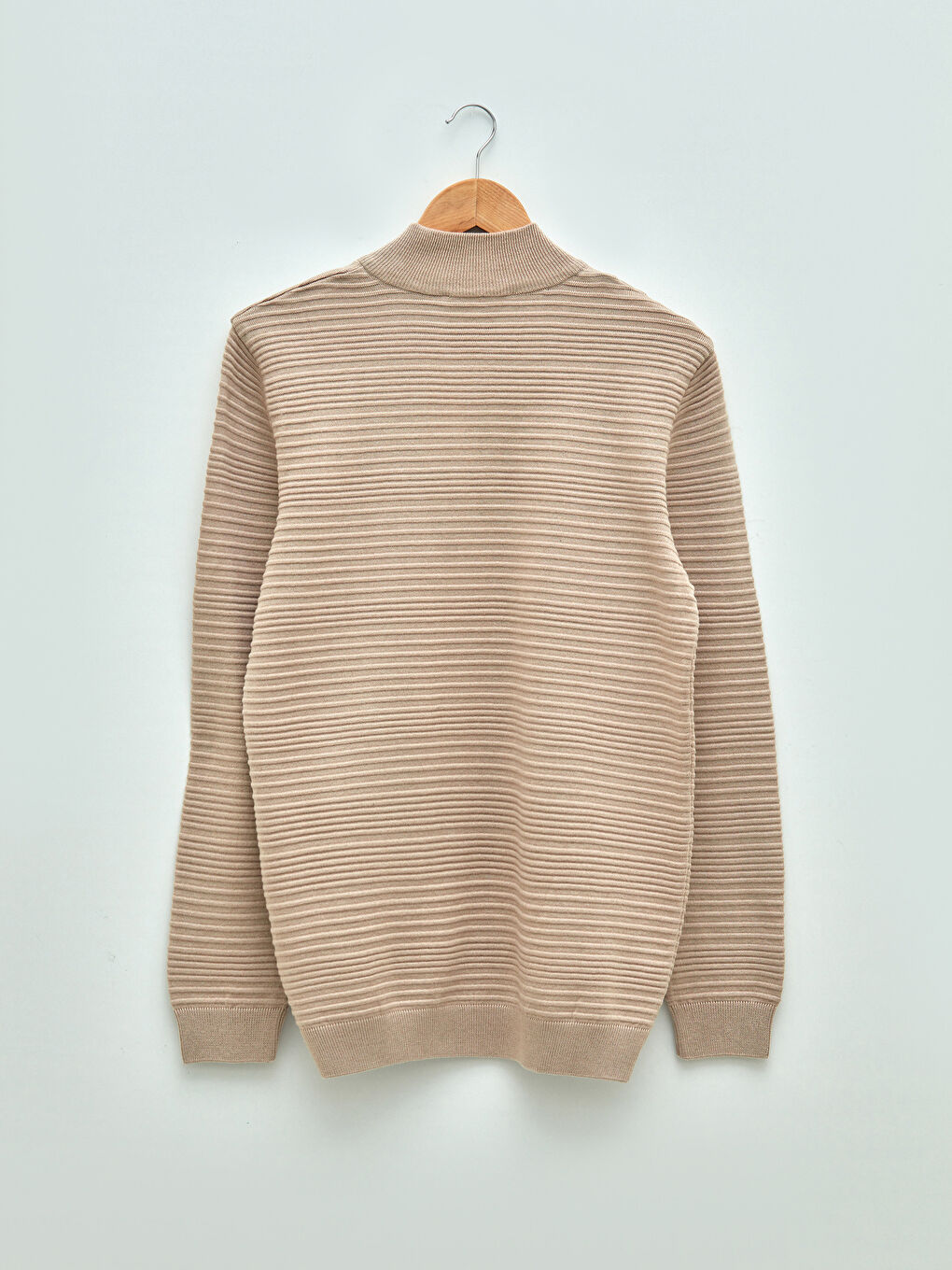 LCW Vision Stehkragen Langarm Gemusterter Herren Strickpullover -W1BJ12Z8-L8T