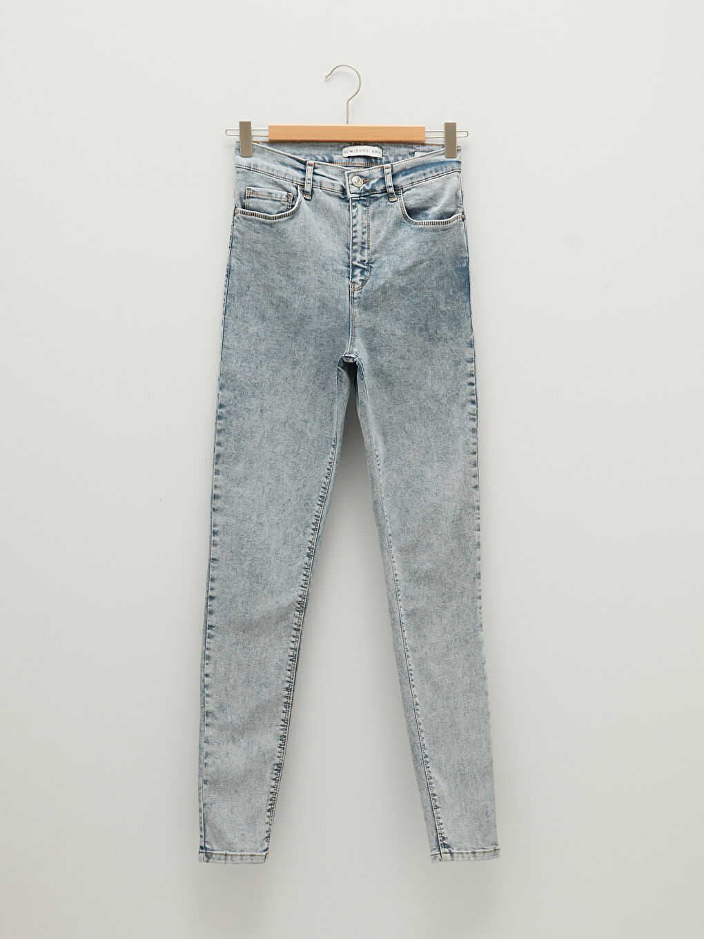 İndigo Yüksek Bel Jüpiter Süper Skinny Fit Kadın Jean Pantolon-5