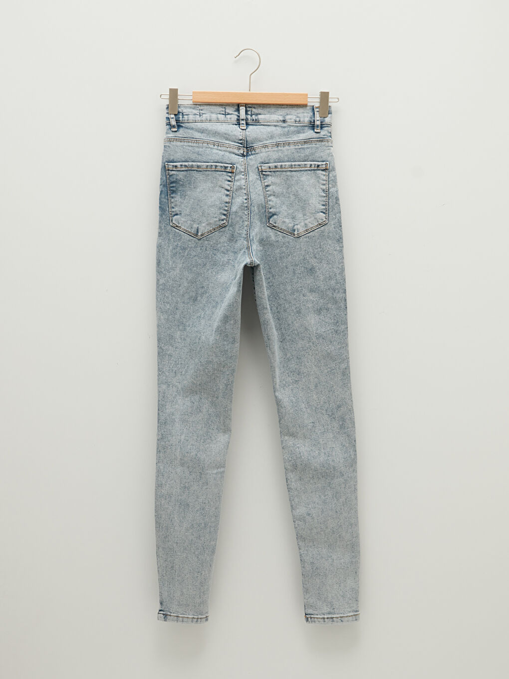 İndigo Yüksek Bel Jüpiter Süper Skinny Fit Kadın Jean Pantolon-6