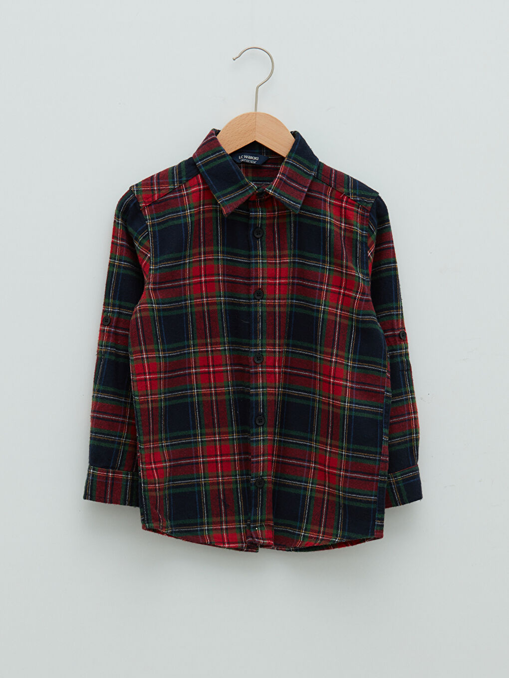 Plaid Long Sleeve Boy Lumberjack Shirt