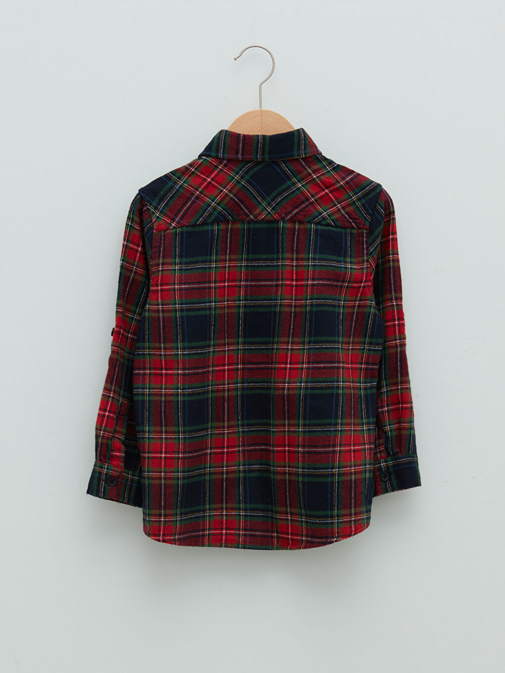 Plaid Long Sleeve Boy Lumberjack Shirt-1
