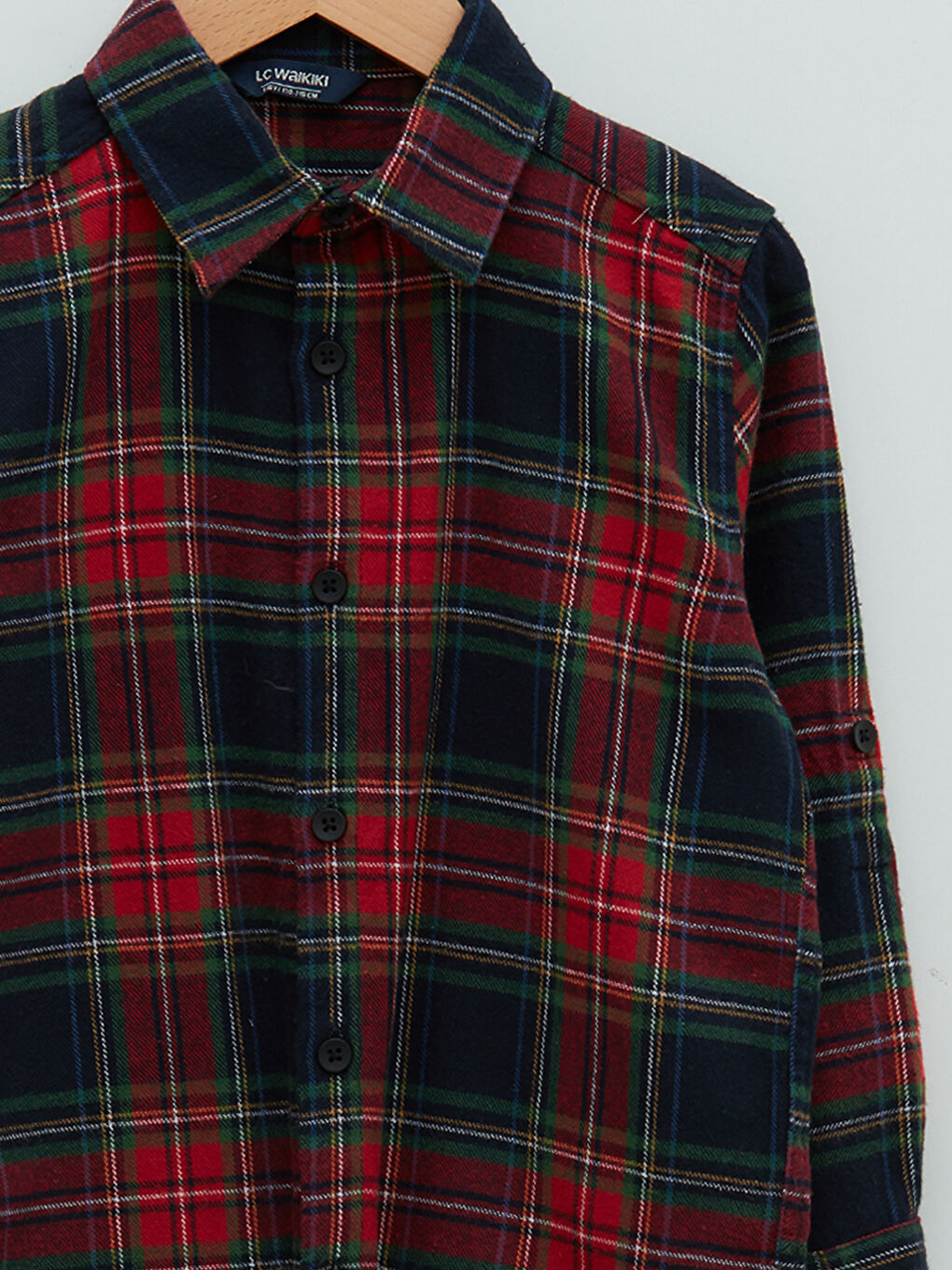 Plaid Long Sleeve Boy Lumberjack Shirt-2