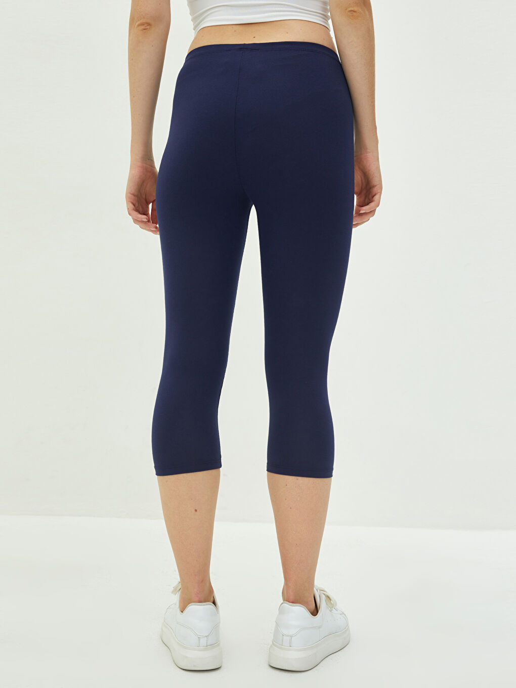 LCW Vision Women's Elasticated Waist Plain Leggings -W1BJ74Z8-HFH