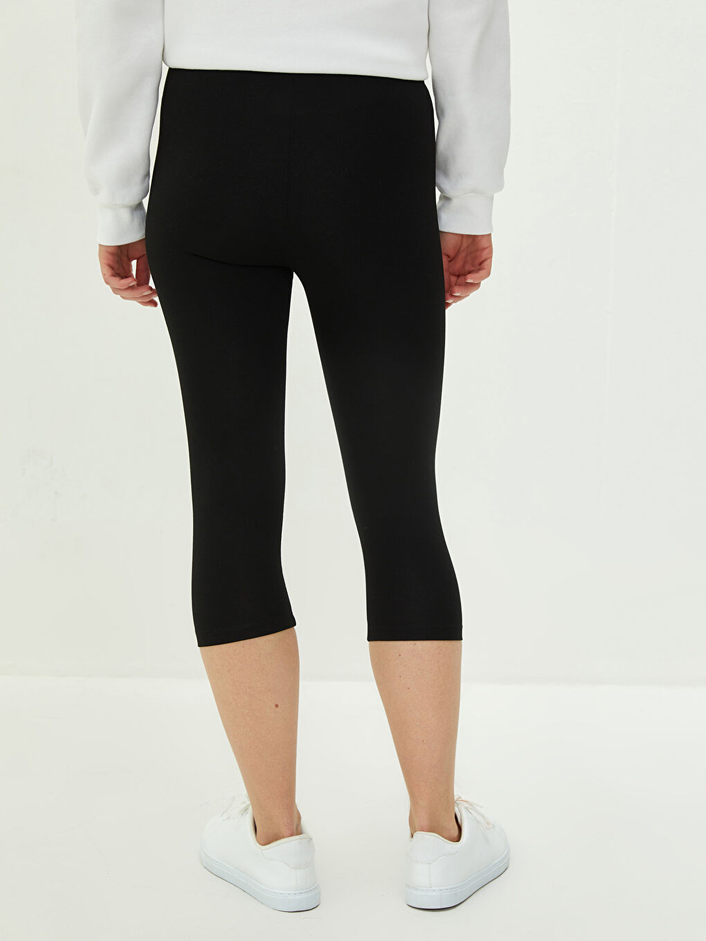 LCW Vision Women's Elasticated Waist Plain Leggings -W1BJ74Z8-RQN