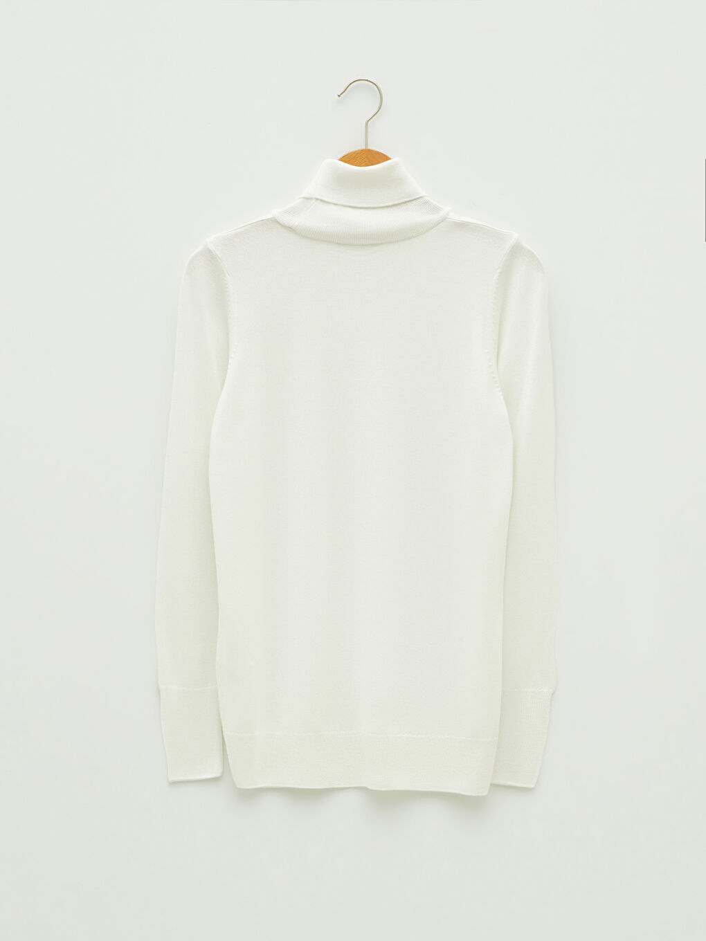 LCWAIKIKI Basic Rollkragen Schlichter Langarm Damen Strickpullover -W1BK05Z8-R9J