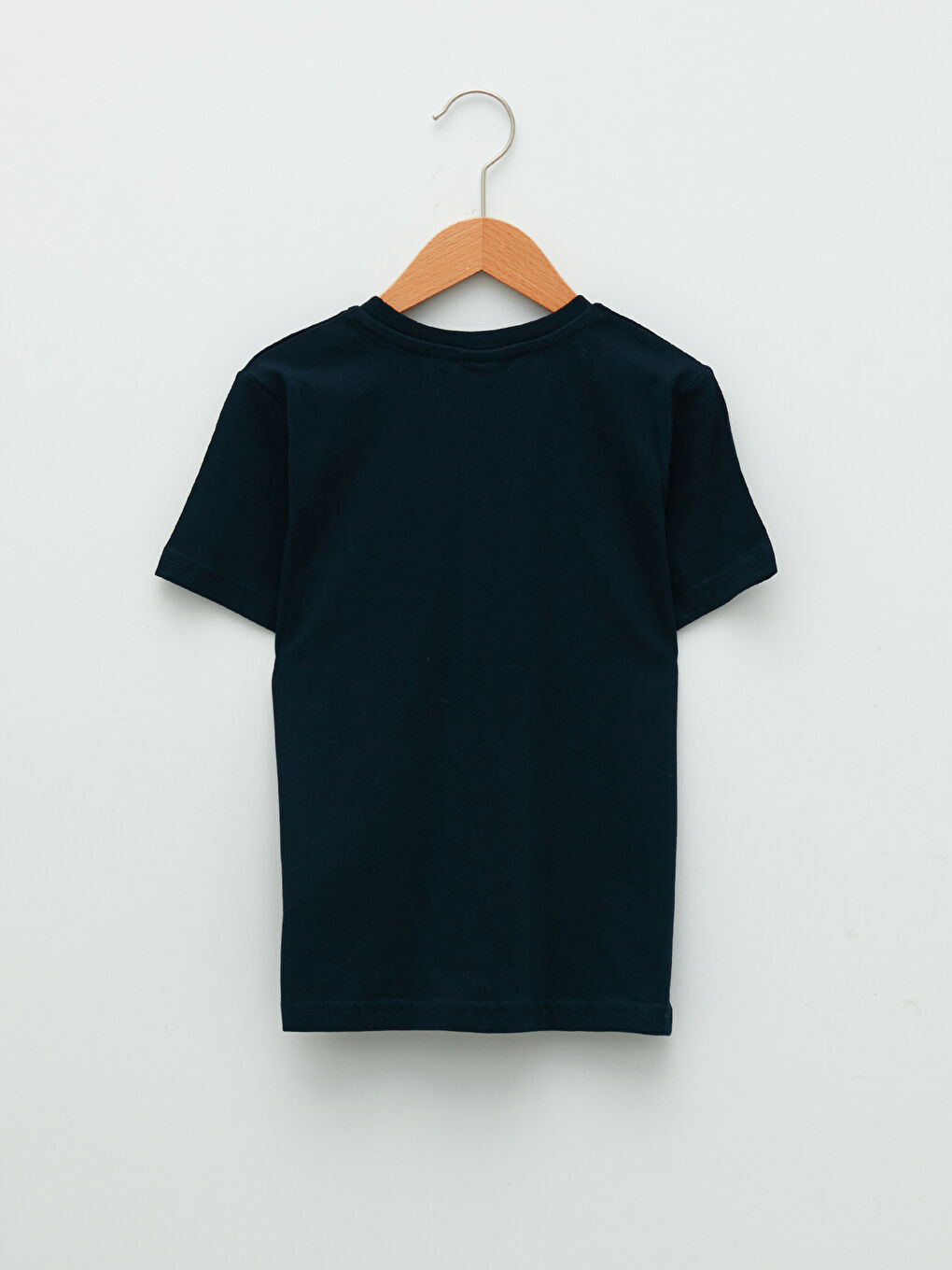 LCW Kids Rundhalsausschnitt Neujahrsmotiv Kurzarm Baumwolle Jungen T-Shirt -W1BK74Z4-E1J