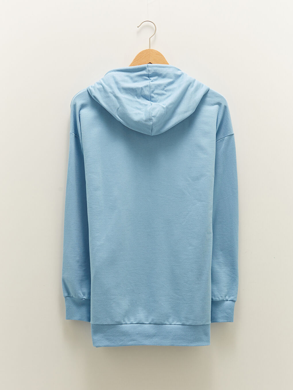 LCWAIKIKI Maternity Kapuzen-Strickjacke aus Baumwolle für Schwangere mit langen Ärmeln -W1BL10Z8-GFK
