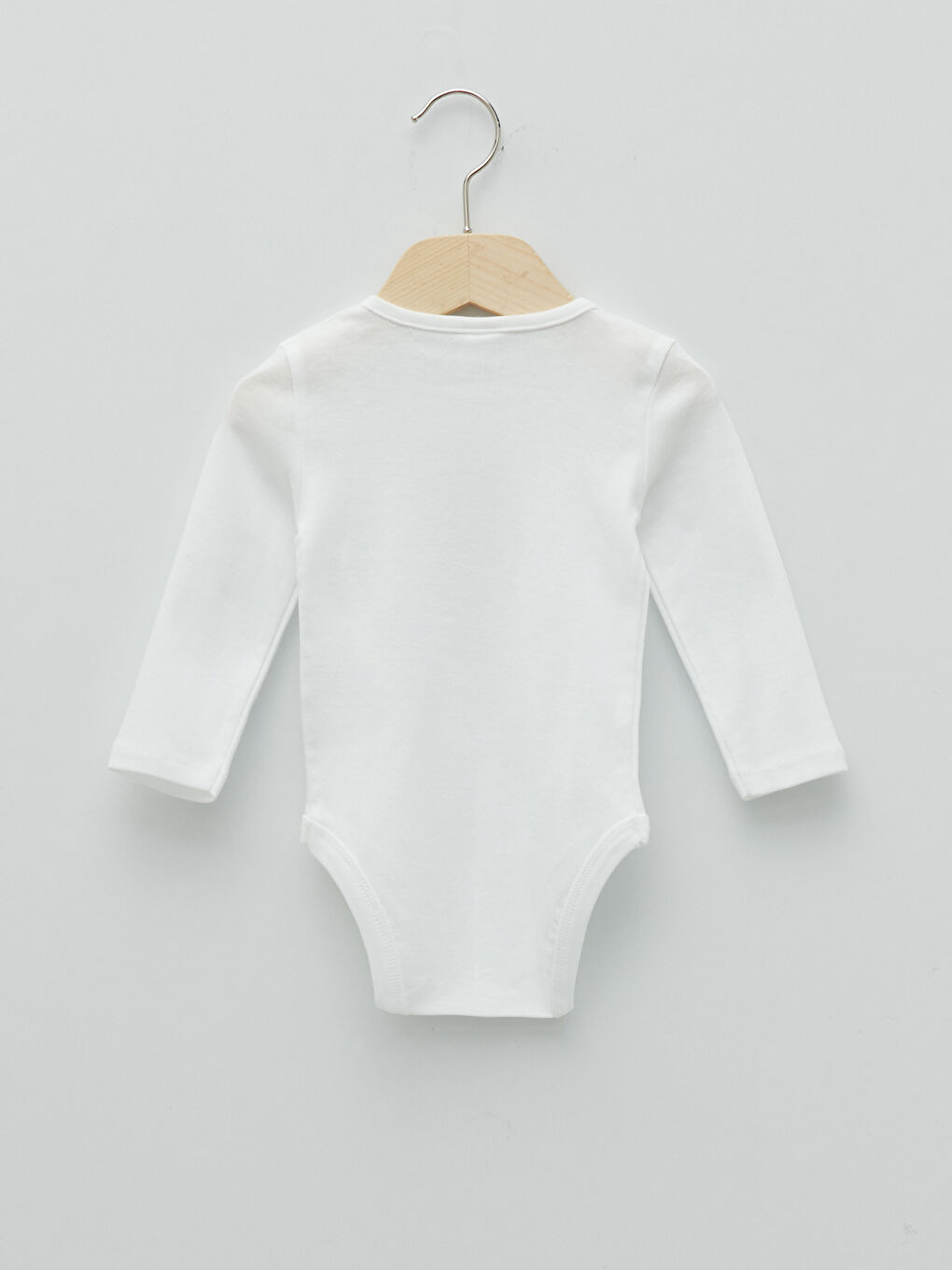 Crew Neck Long Sleeve Cotton Baby Girl Snap Snap Body 5 Pack-6