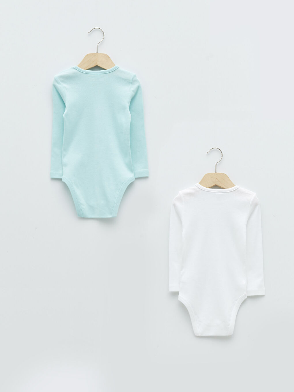 Crew Neck Long Sleeve Baby Boy Snap Snap Body Set of 2-1