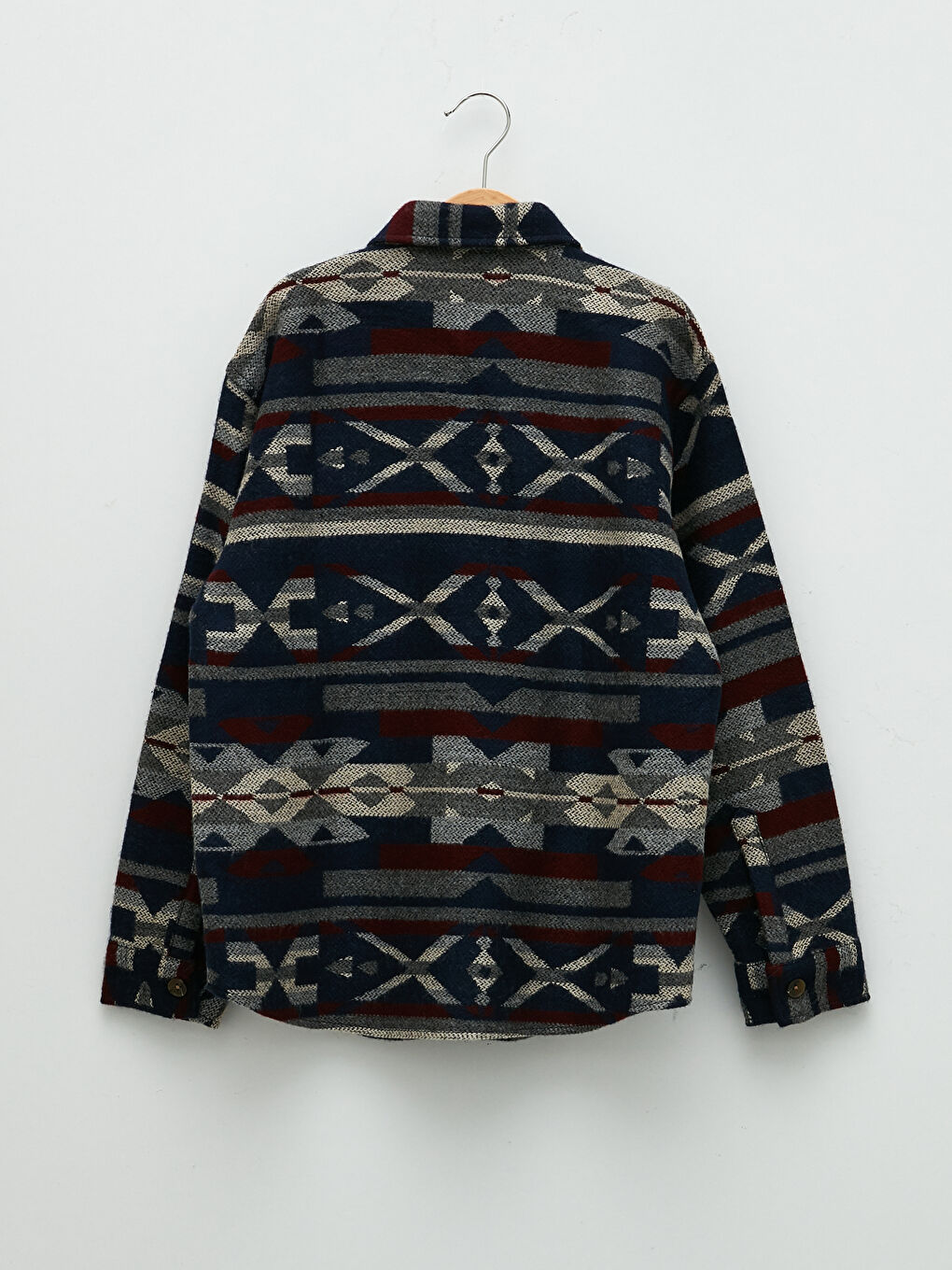 LCW Kids Patterned Long Sleeve Boys' Shirt -W1BL36Z4-LSJ