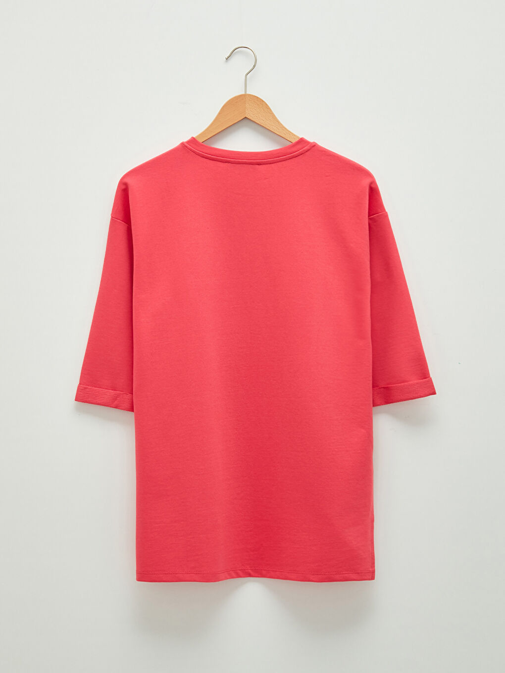 LCW Vision Crew Neck Plain Short Sleeve Women's T-Shirt -W1BL80Z8-GNB
