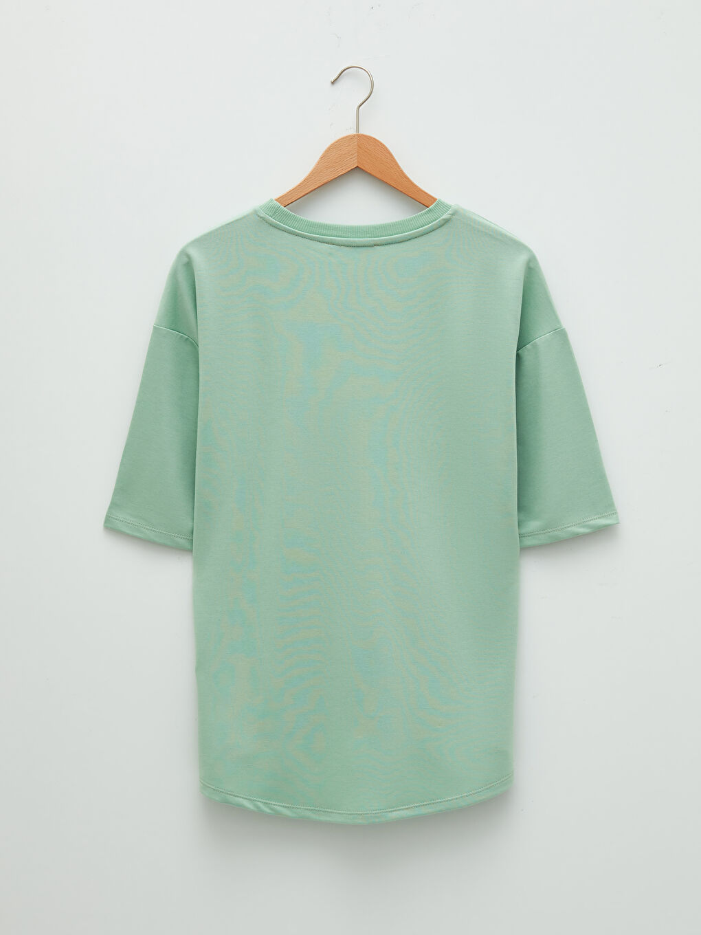 Rundhalsausschnitt Bedrucktes Kurzarm T-Shirt für Damen-6