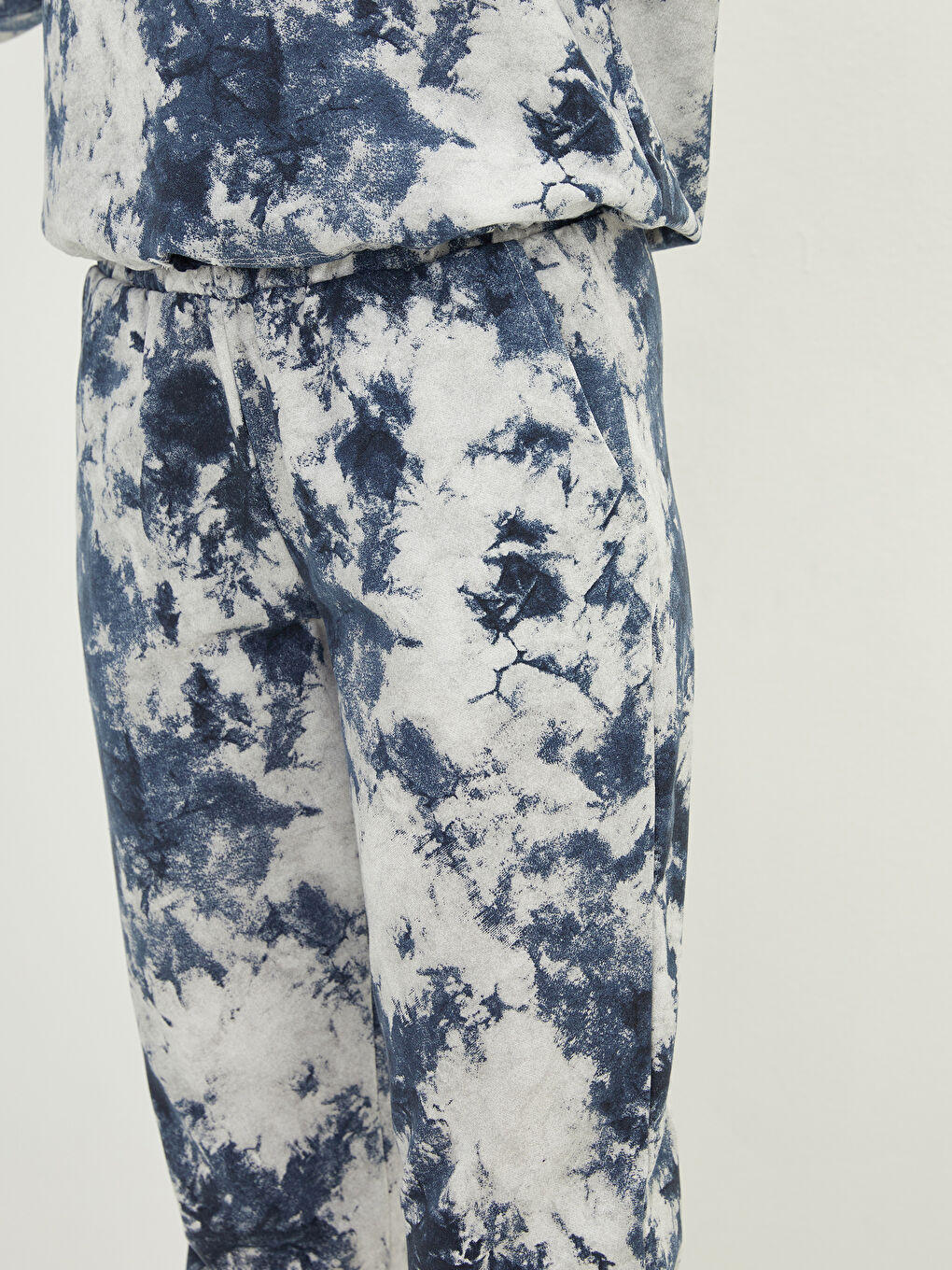 LCW Vision Women's Elastic Waist Patterned Jogger Sweatpants -W1BM71Z8-LQ9