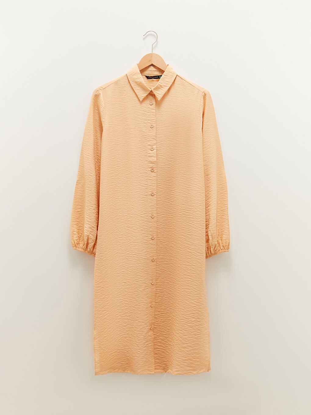 Plain Long Sleeve Women's Shirt Tunic-5