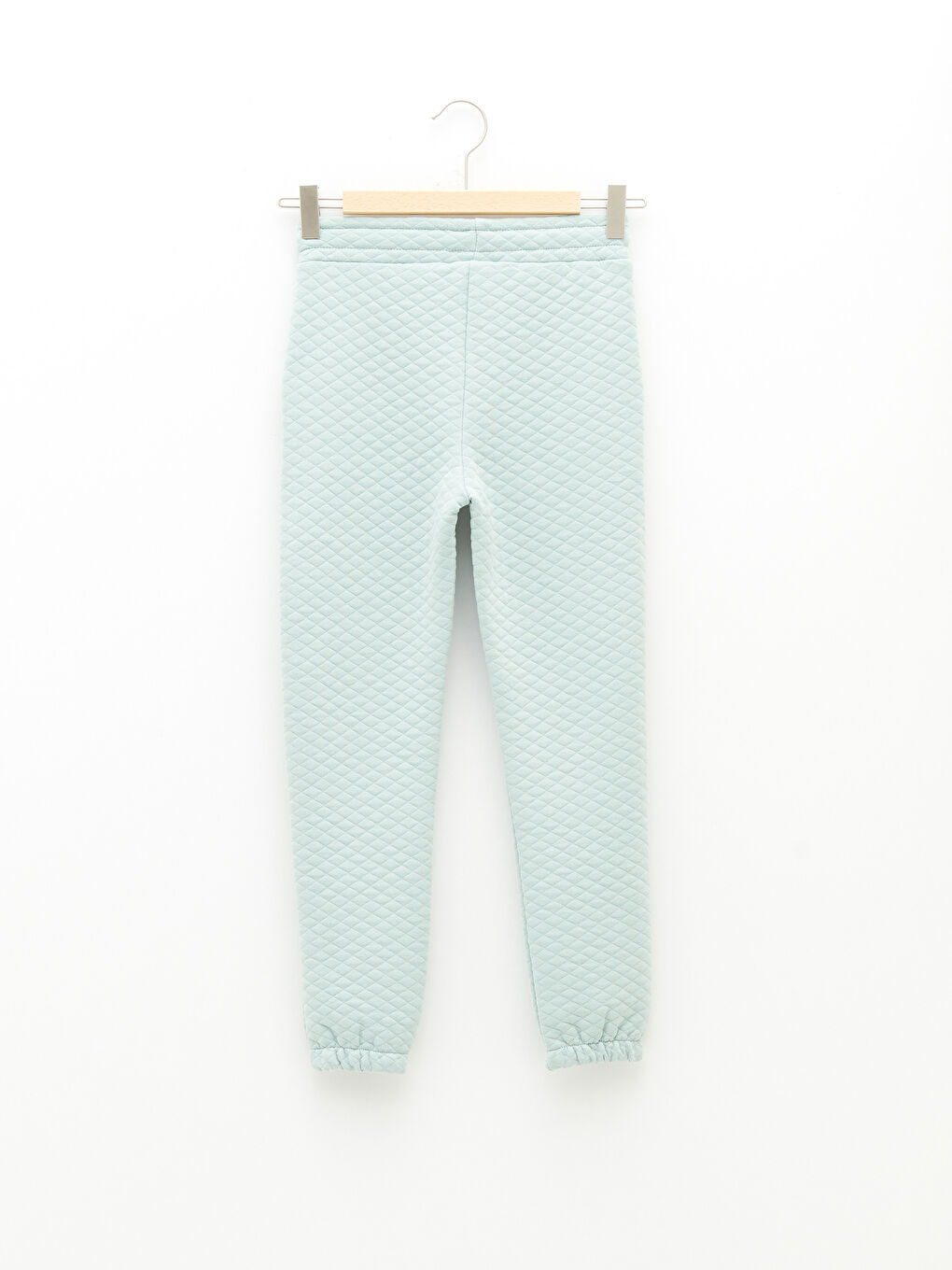 Rundhalsausschnitt Bedrucktes Gestepptes Langarm Mädchen-Sweatshirt und Sweatpants-4