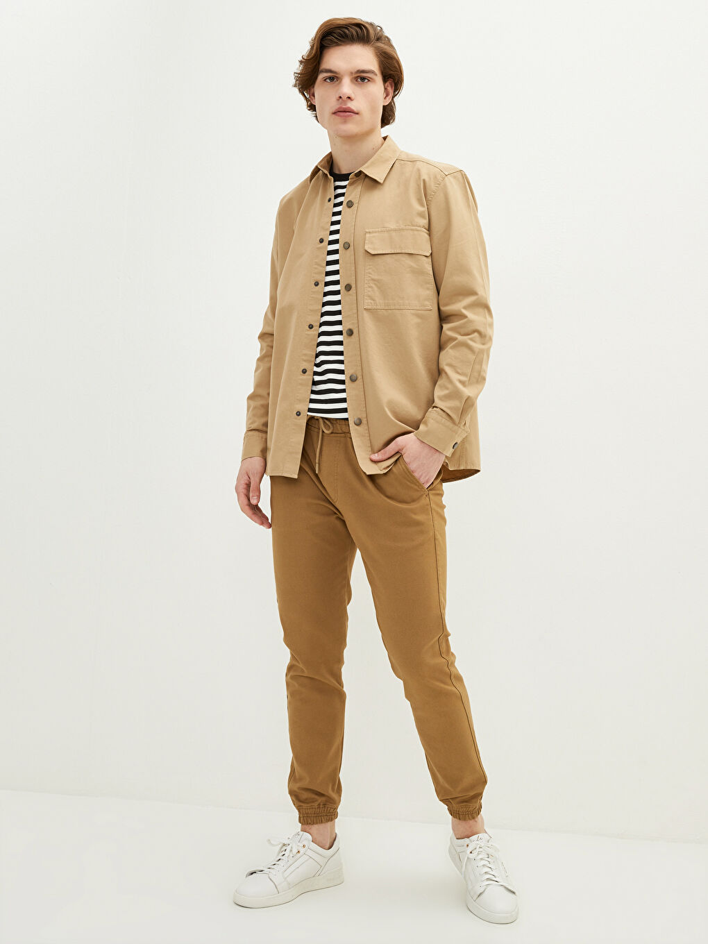 بنطلون رياضي نحيف للرجال-1